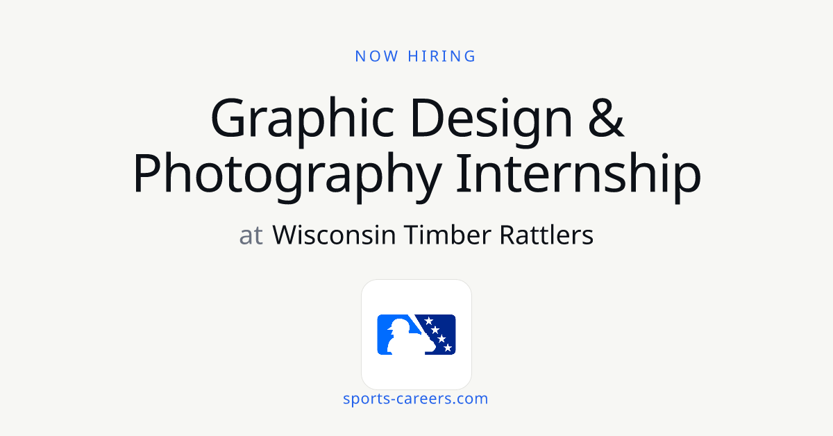 Graphic Design & Photography Internship - Wisconsin Timber