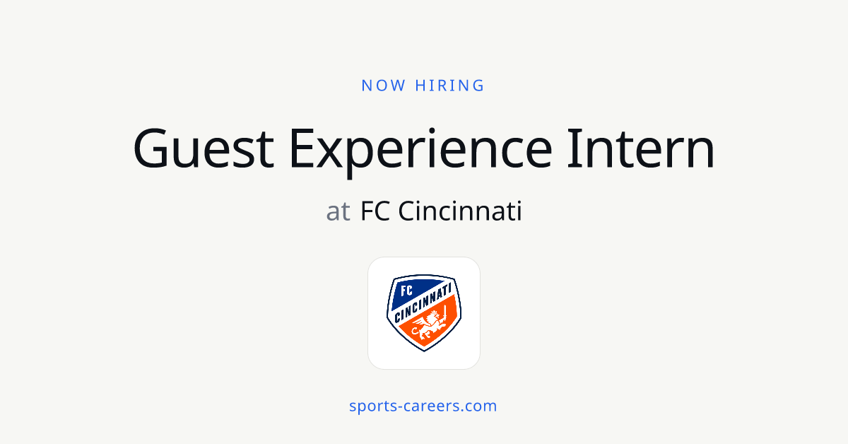 Guest Experience Intern - FC Cincinnati | SportsCareers