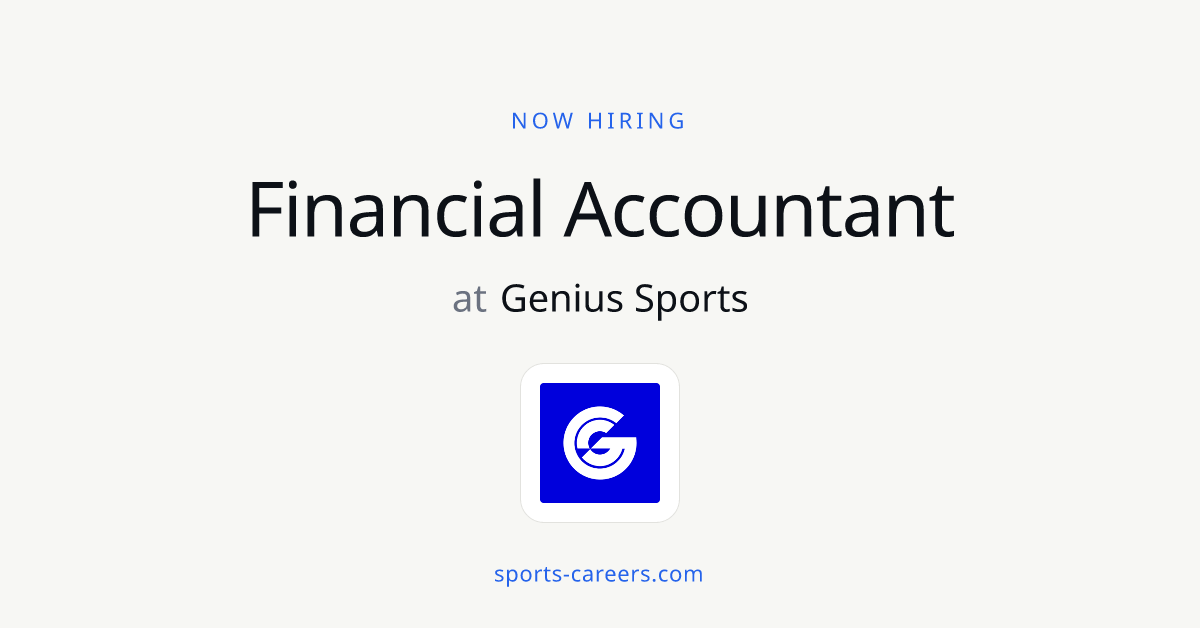 Financial Accountant - Genius Sports | SportsCareers