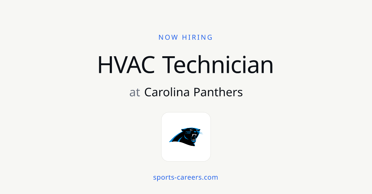 HVAC Technician - Carolina Panthers | SportsCareers