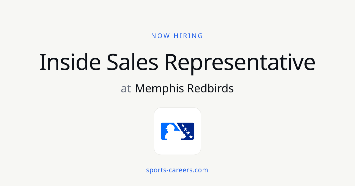 Inside Sales Representative - Memphis Redbirds