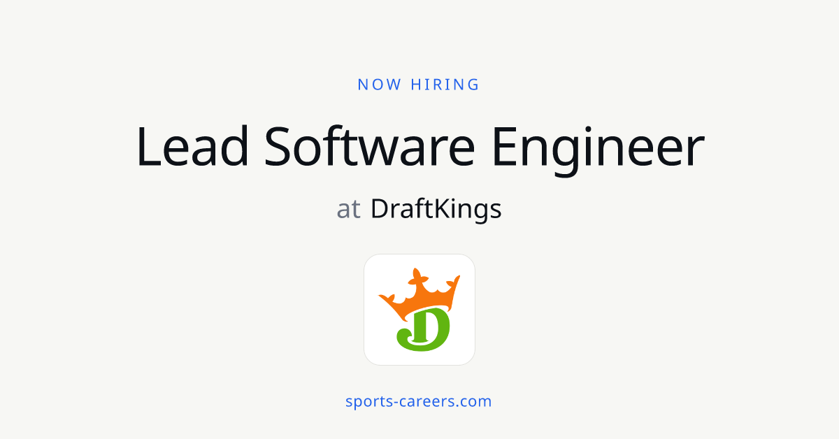 Lead Software Engineer - DraftKings | SportsCareers