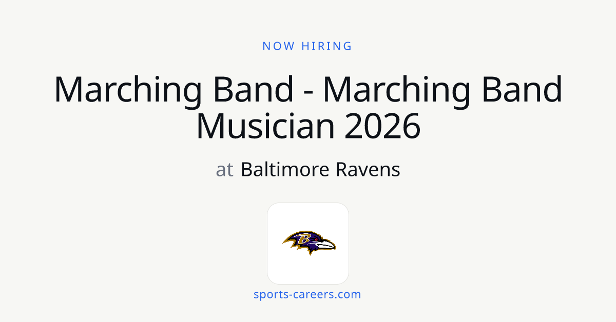 Marching Band - Marching Band Musician 2026 - Baltimore