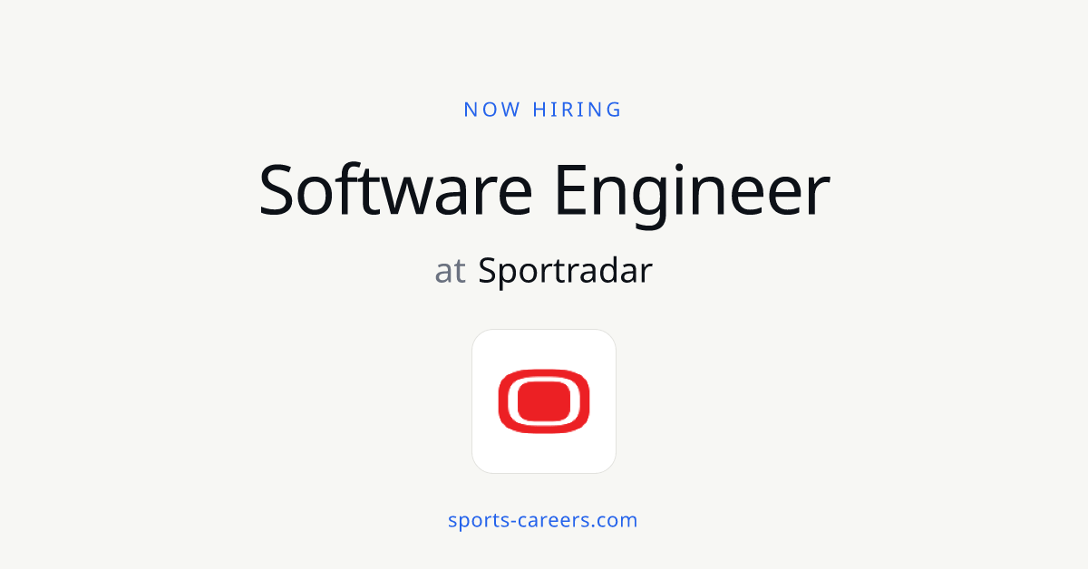 Software Engineer - Sportradar | SportsCareers