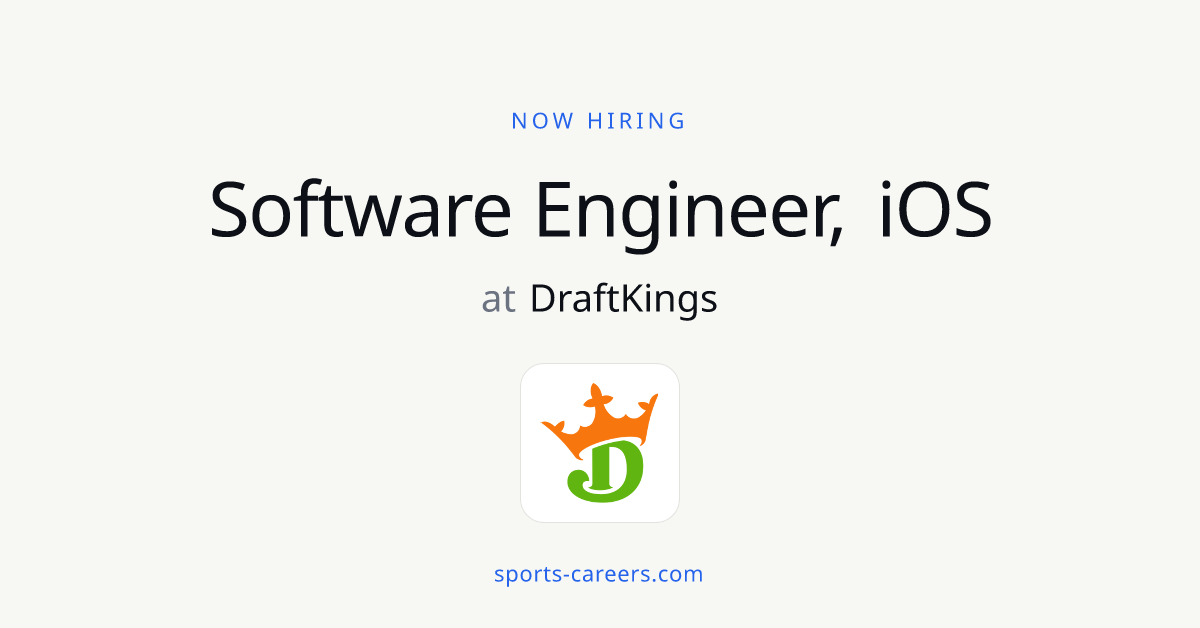 Software Engineer, iOS - DraftKings | SportsCareers